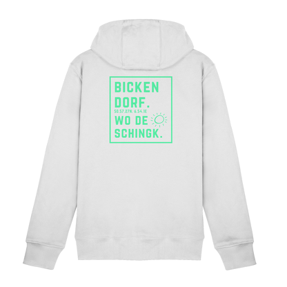 Wo de Sonn schingk - Bickendorf Druck Rücken - Zipper