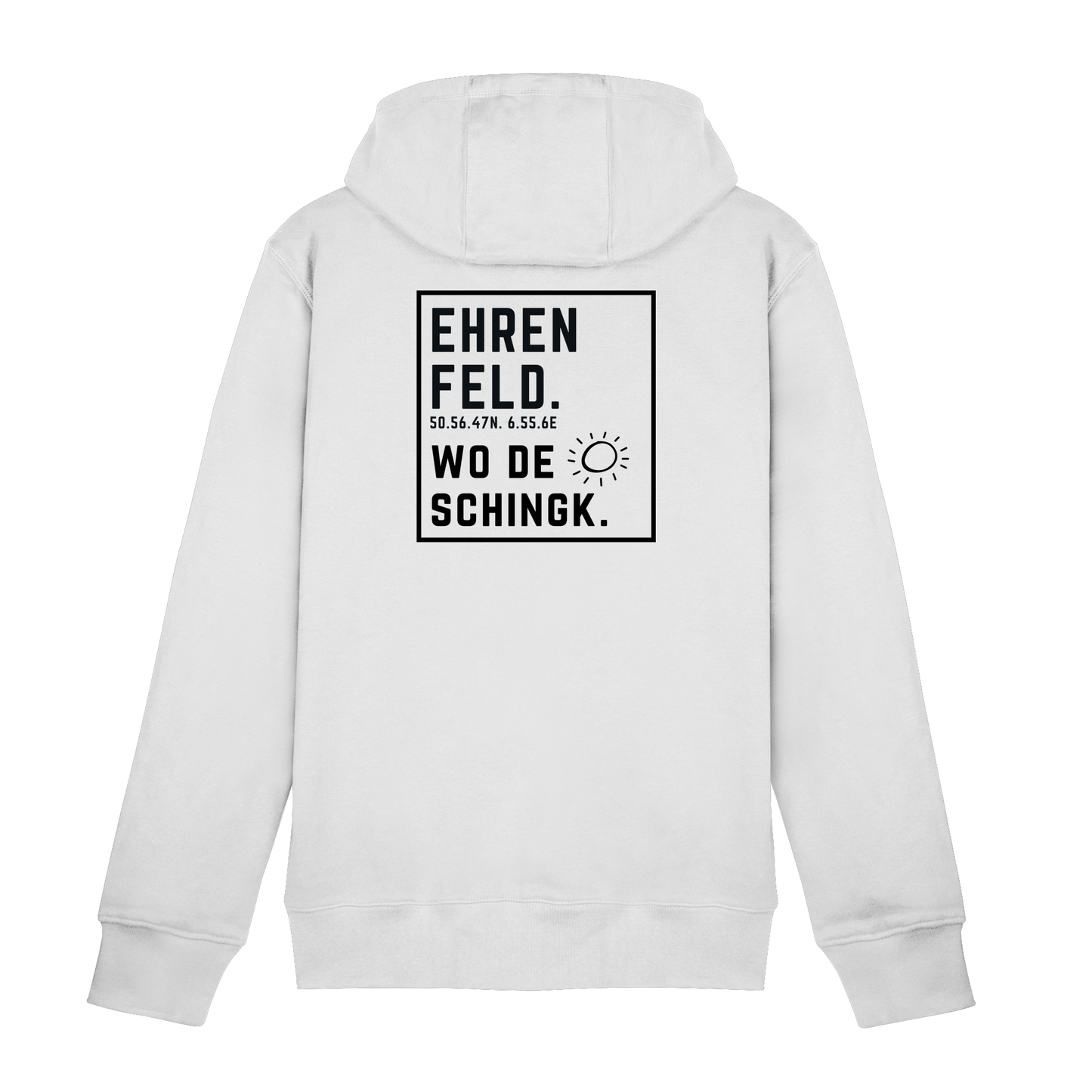 Wo de Sonn schingk - Ehrenfeld Druck Rücken - Zipper