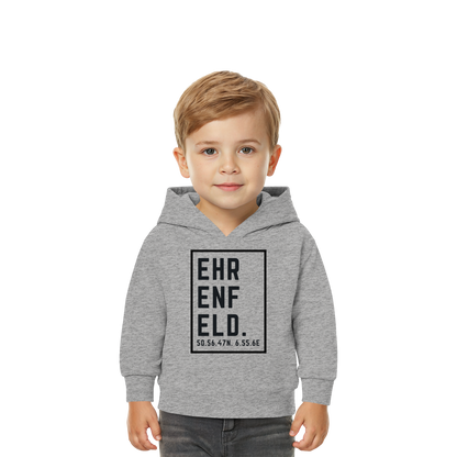 Ehrenfeld Koordinaten (großer Druck auf der Brust) - Baby Organic Hoodie
