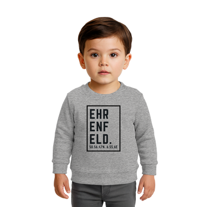 Ehrenfeld Koordinaten (großer Druck auf der Brust) - Baby Organic Sweatshirt