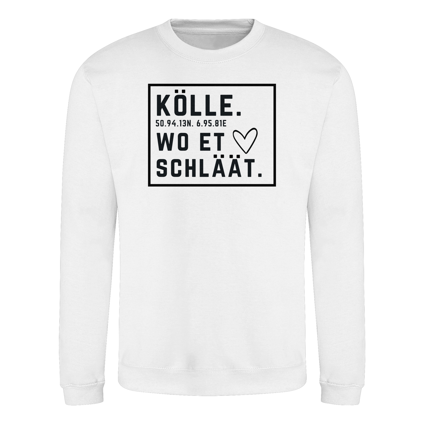Kölle Hätz Druck - Basic Sweatshirt