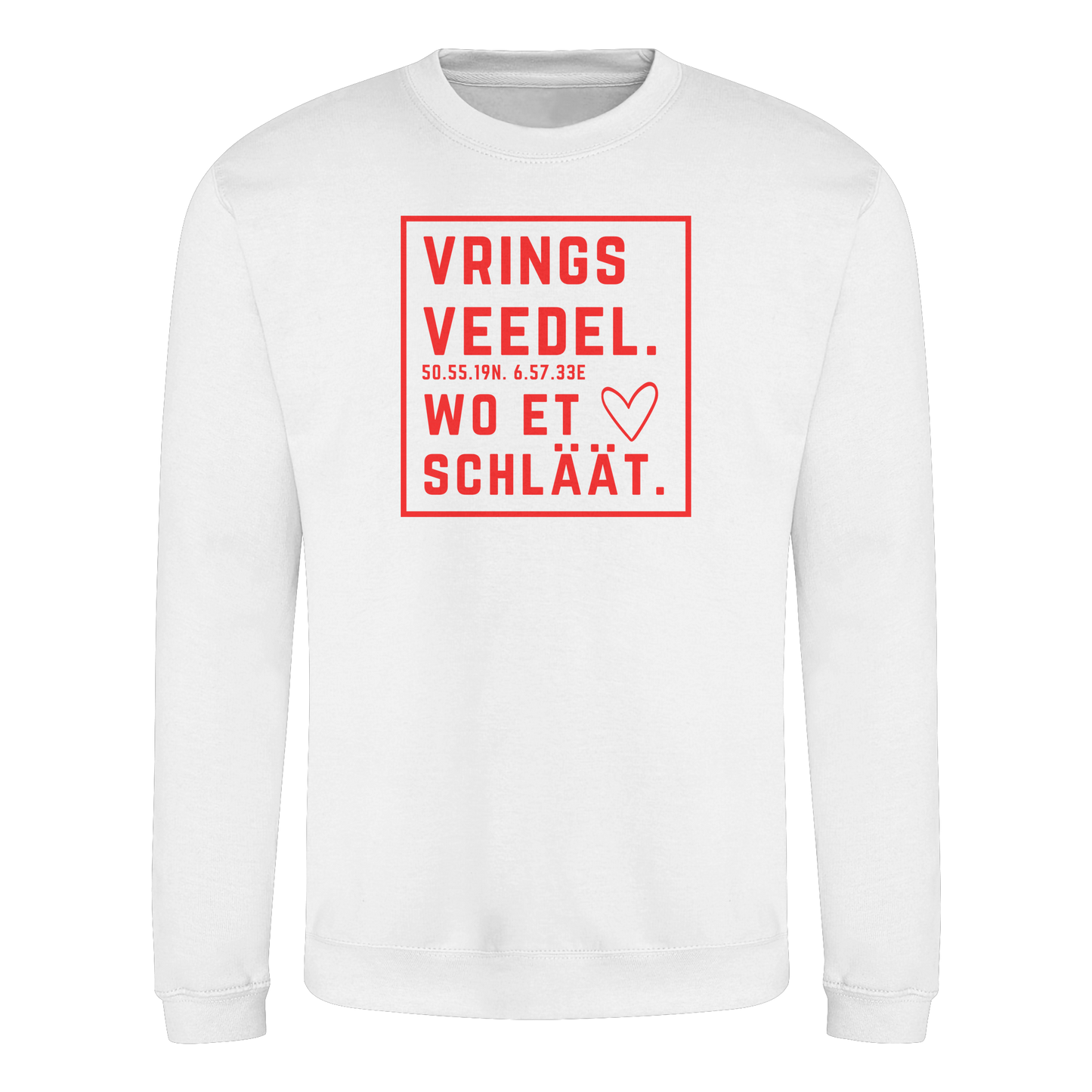 Vringsveedel Hätz Druck - Basic Sweatshirt