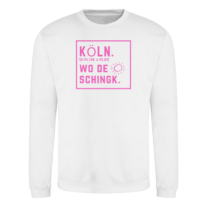 Wo de Sonn schingk - Köln Druck  - Basic Sweatshirt