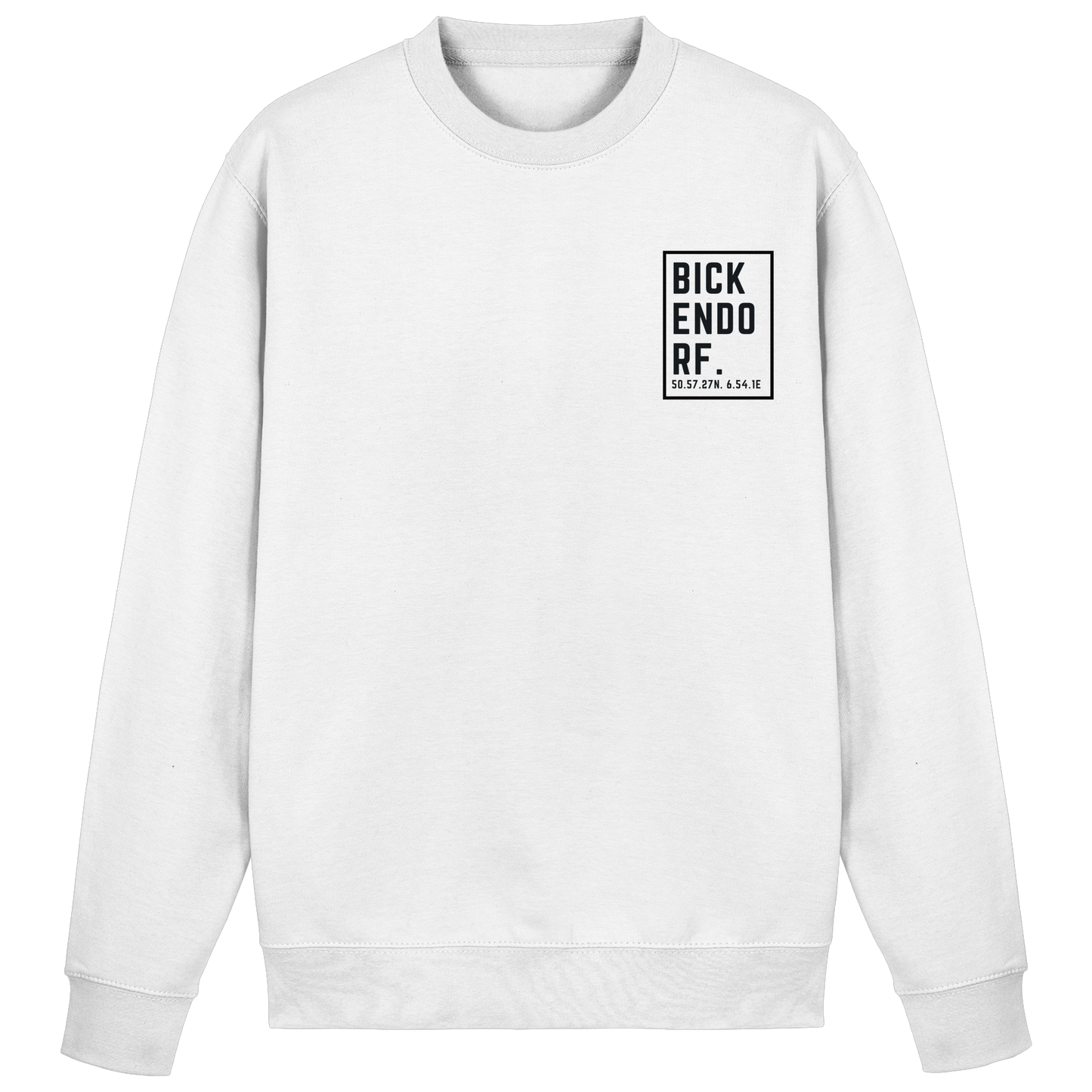 Bickendorf Koordinaten (kleiner Druck auf der Brust) - Basic Sweatshirt