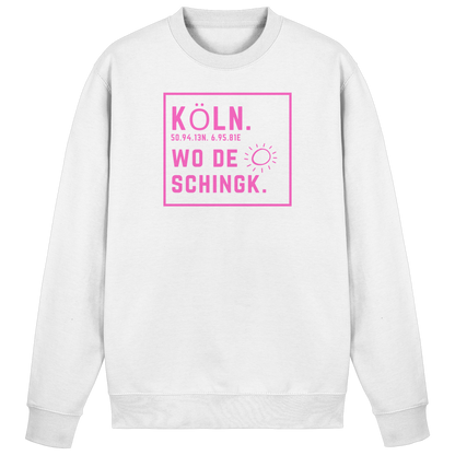 Wo de Sonn schingk - Köln Druck  - Basic Sweatshirt