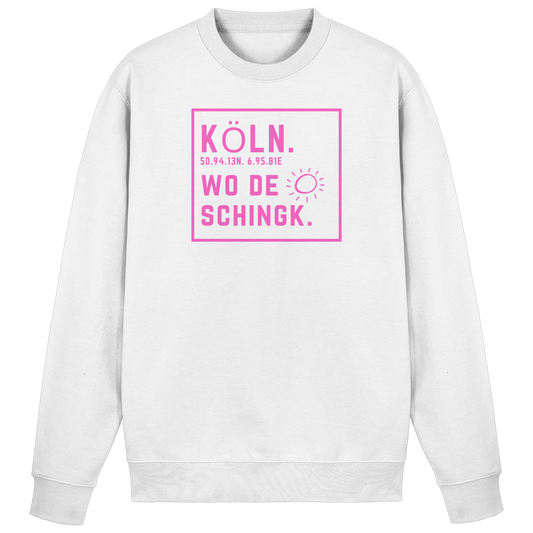 Wo de Sonn schingk - Köln Druck  - Basic Sweatshirt