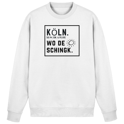 Wo de Sonn schingk - Köln Druck   - Basic Sweatshirt