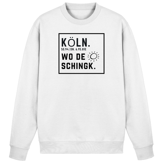 Wo de Sonn schingk - Köln Druck   - Basic Sweatshirt