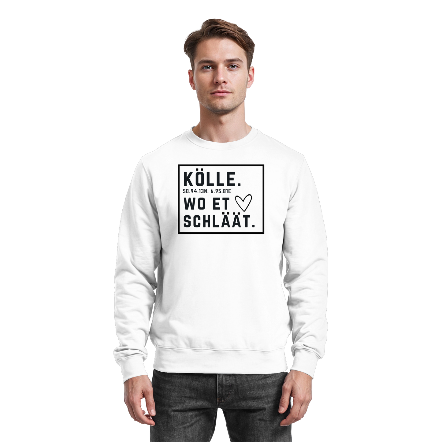 Kölle Hätz Druck - Basic Sweatshirt