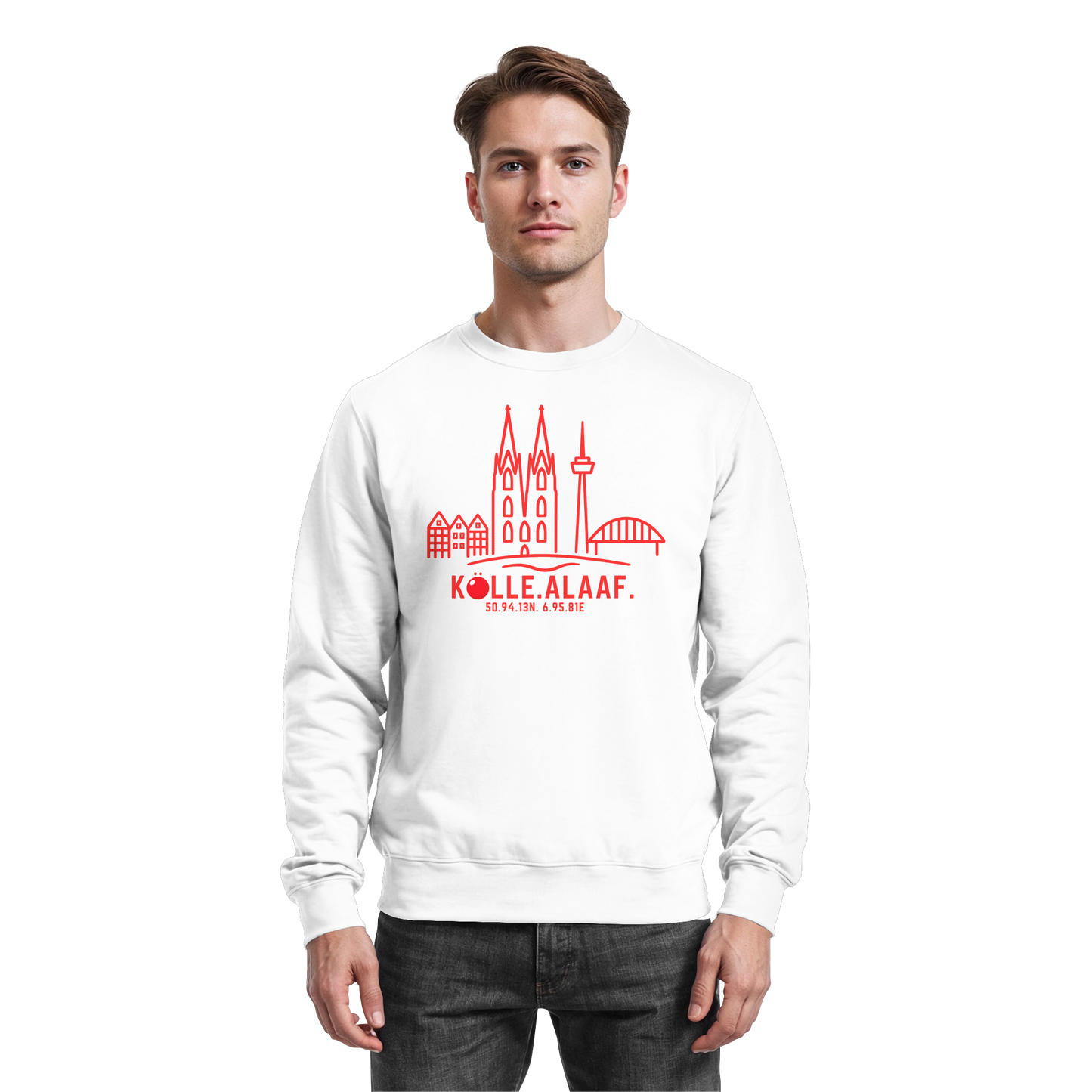 Skyline Alaaf Druck - Basic Sweatshirt