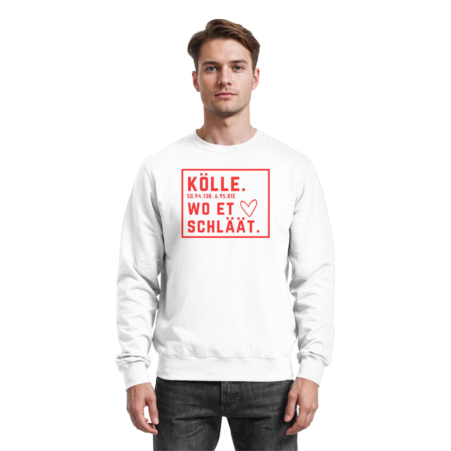 Kölle Hätz Druck - Basic Sweatshirt