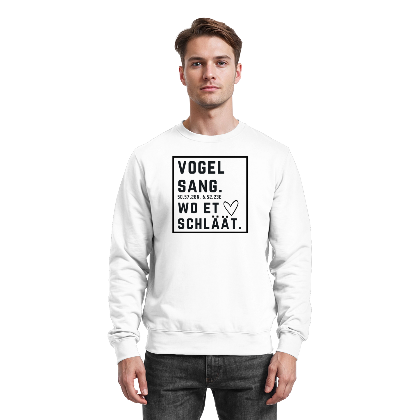 Vogelsang Hätz Druck - Basic Sweatshirt