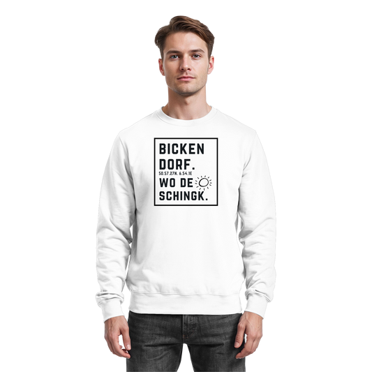 Wo de Sonn schingk - Bickendorf Druck  - Basic Sweatshirt