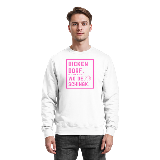 Wo de Sonn schingk - Bickendorf Druck  - Basic Sweatshirt