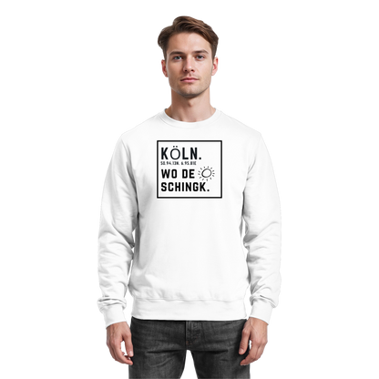 Wo de Sonn schingk - Köln Druck   - Basic Sweatshirt