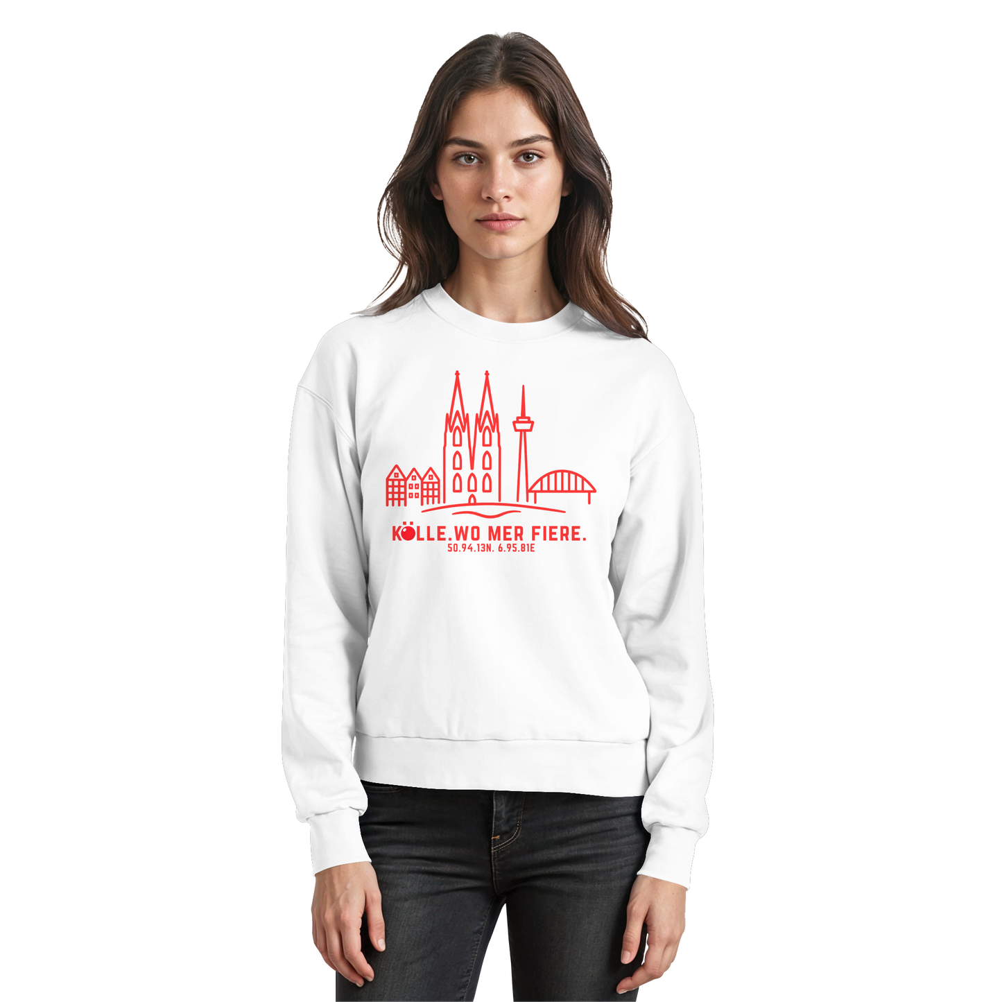 Skyline Fiere Druck  - Basic Sweatshirt