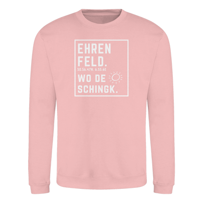Wo de Sonn schingk - Ehrenfeld Druck - Basic Sweatshirt