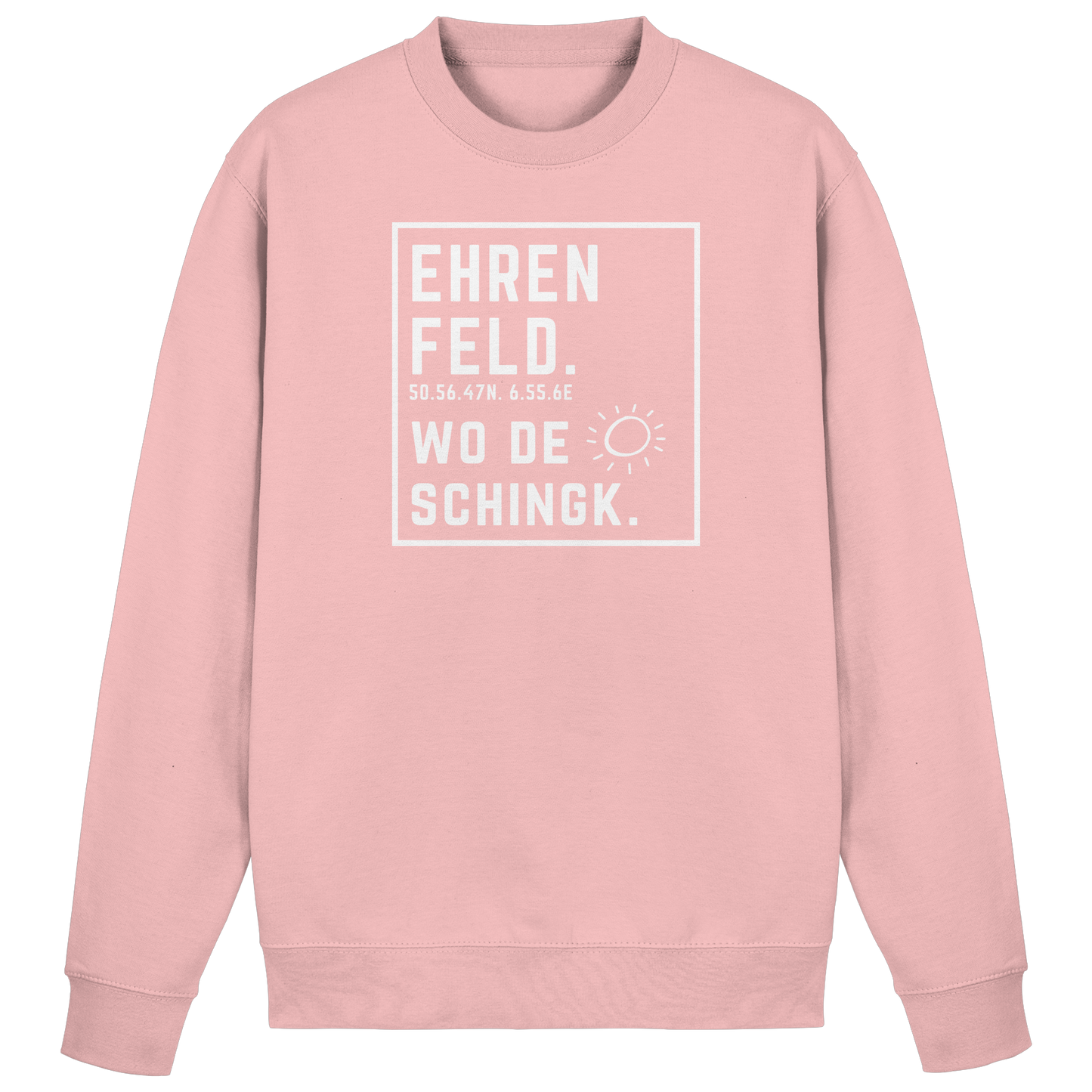 Wo de Sonn schingk - Ehrenfeld Druck - Basic Sweatshirt