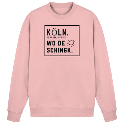 Wo de Sonn schingk - Köln Druck   - Basic Sweatshirt