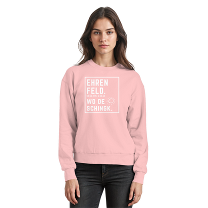 Wo de Sonn schingk - Ehrenfeld Druck - Basic Sweatshirt