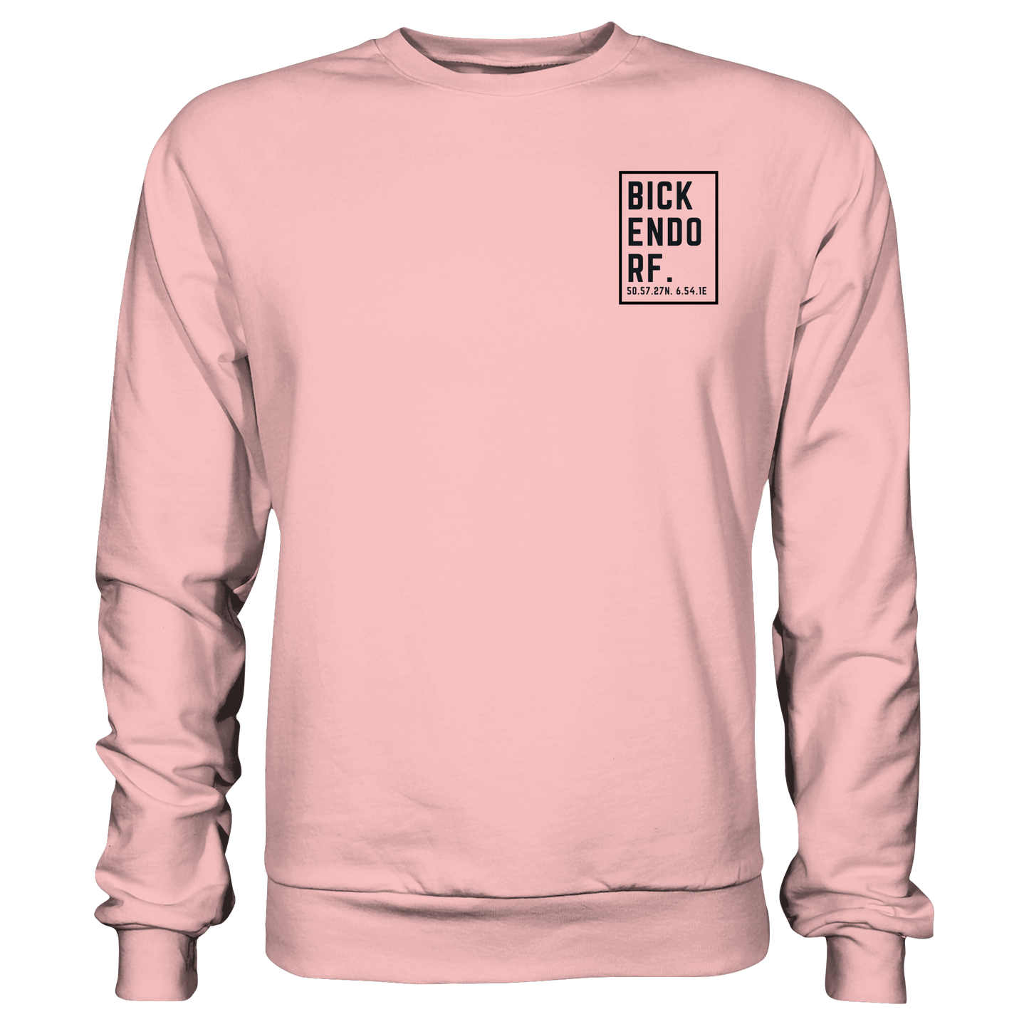 Bickendorf Koordinaten (kleiner Druck auf der Brust) - Basic Sweatshirt