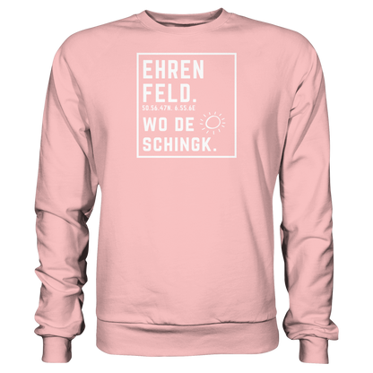 Wo de Sonn schingk - Ehrenfeld Druck - Basic Sweatshirt