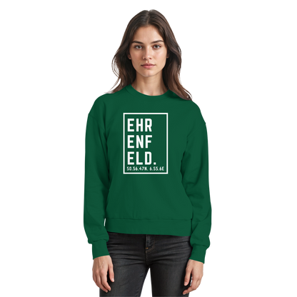Ehrenfeld Koordinaten (großer Druck auf der Brust) - Basic Sweatshirt