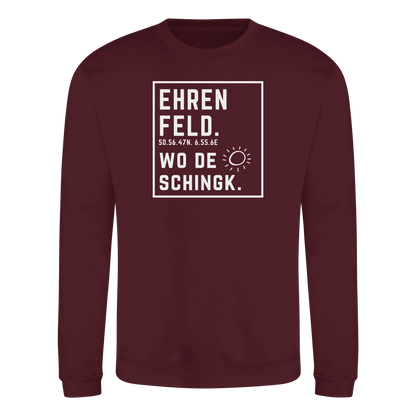 Wo de Sonn schingk - Ehrenfeld Druck - Basic Sweatshirt