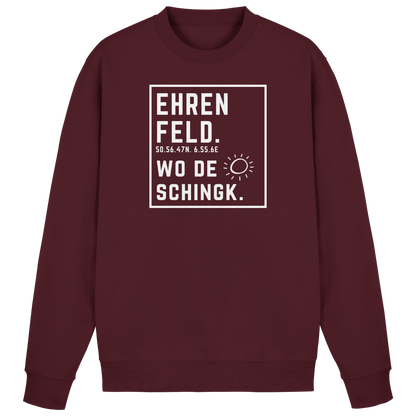 Wo de Sonn schingk - Ehrenfeld Druck - Basic Sweatshirt