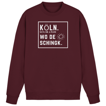 Wo de Sonn schingk - Köln Druck - Basic Sweatshirt