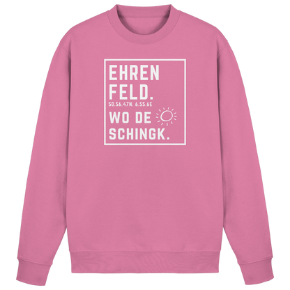 Wo de Sonn schingk - Ehrenfeld Druck - Basic Sweatshirt