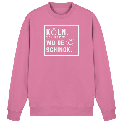 Wo de Sonn schingk - Köln Druck - Basic Sweatshirt