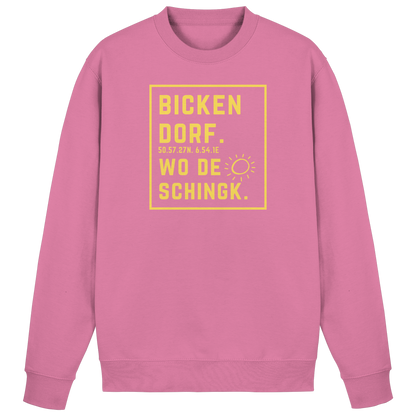 Wo de Sonn schingk - Bickendorf Druck - Basic Sweatshirt