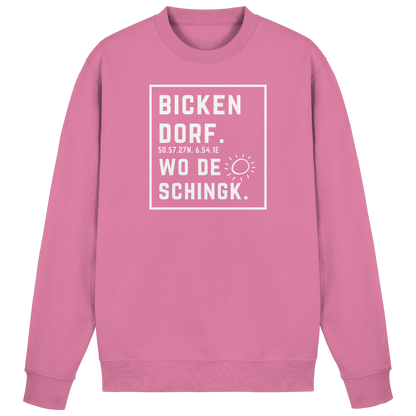 Wo de Sonn schingk - Bickendorf Druck - Basic Sweatshirt