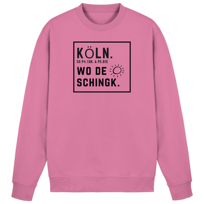 Wo de Sonn schingk - Köln Druck   - Basic Sweatshirt