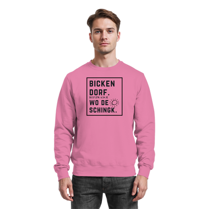Wo de Sonn schingk - Bickendorf Druck  - Basic Sweatshirt