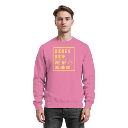 Wo de Sonn schingk - Bickendorf Druck - Basic Sweatshirt