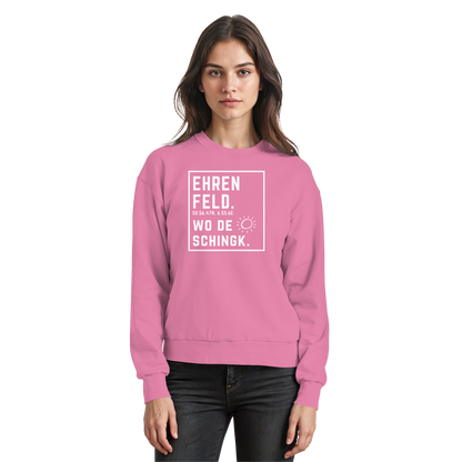 Wo de Sonn schingk - Ehrenfeld Druck - Basic Sweatshirt