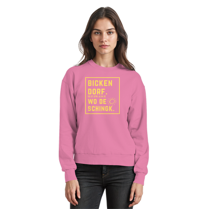 Wo de Sonn schingk - Bickendorf Druck - Basic Sweatshirt