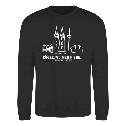 Skyline Fiere Druck - Basic Sweatshirt