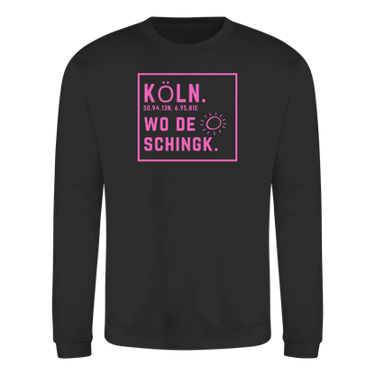 Wo de Sonn schingk - Köln Druck  - Basic Sweatshirt