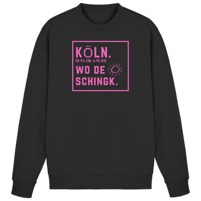 Wo de Sonn schingk - Köln Druck  - Basic Sweatshirt