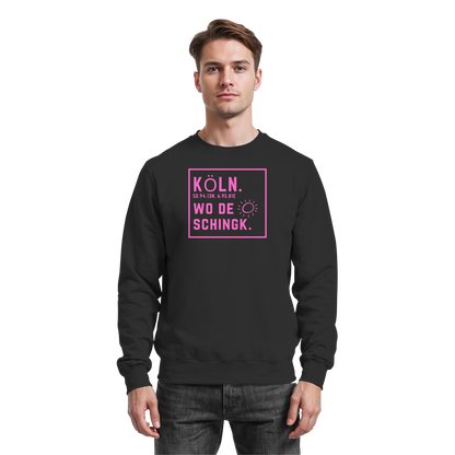Wo de Sonn schingk - Köln Druck  - Basic Sweatshirt