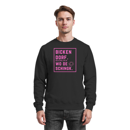 Wo de Sonn schingk - Bickendorf Druck  - Basic Sweatshirt