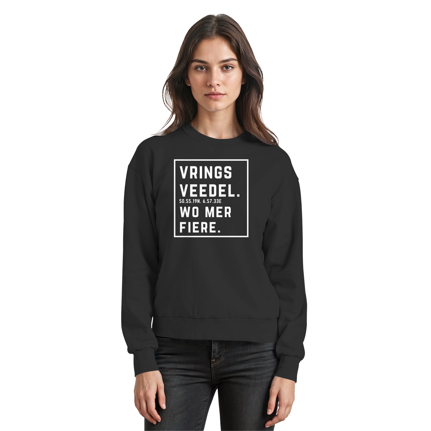 Vringsveedel Fiere Druck - Basic Sweatshirt