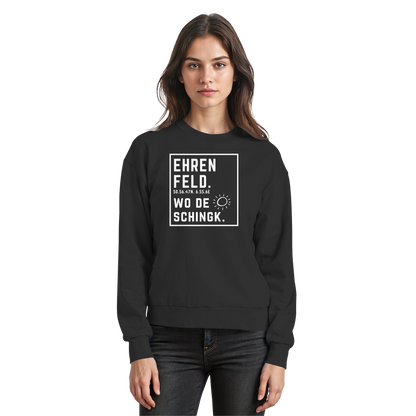 Wo de Sonn schingk - Ehrenfeld Druck - Basic Sweatshirt