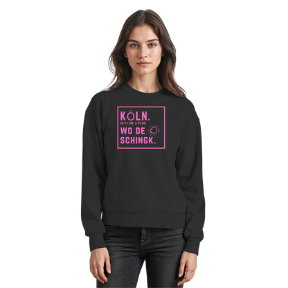 Wo de Sonn schingk - Köln Druck  - Basic Sweatshirt