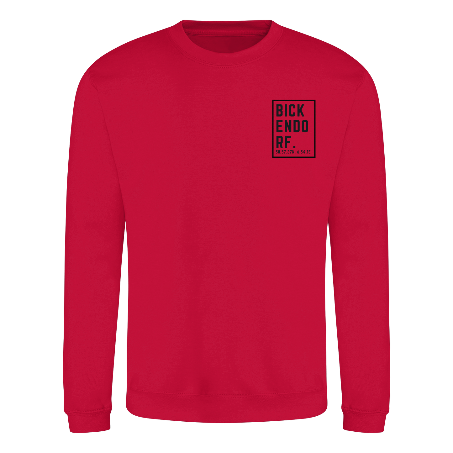 Bickendorf Koordinaten (kleiner Druck auf der Brust) - Basic Sweatshirt