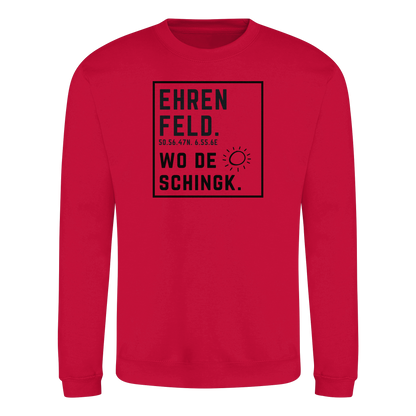 Wo de Sonn schingk - Ehrenfeld Druck  - Basic Sweatshirt