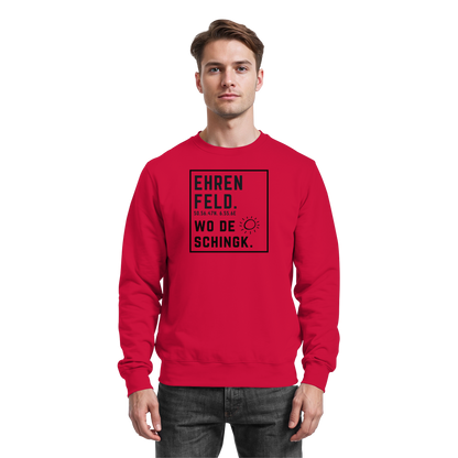 Wo de Sonn schingk - Ehrenfeld Druck  - Basic Sweatshirt